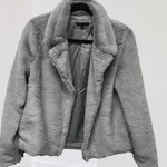 Load image into Gallery viewer, Teddy bomber jacket silver
